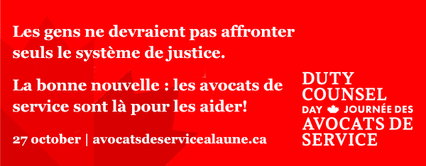 Journée des avocats de service : avocatsdeservicealaune.ca